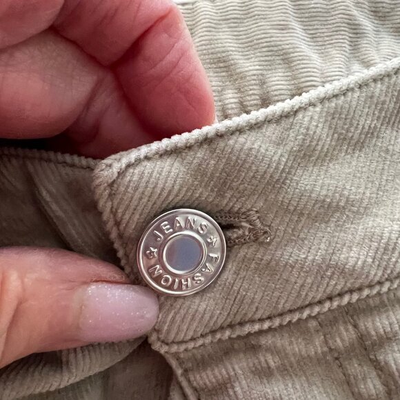 Plus size J JILL tan corduroy skirt size 18 - Picture 5 of 12